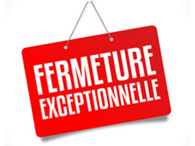 Fermeture exceptionnelle cabinet réflexologie plantaire et massages bien-être